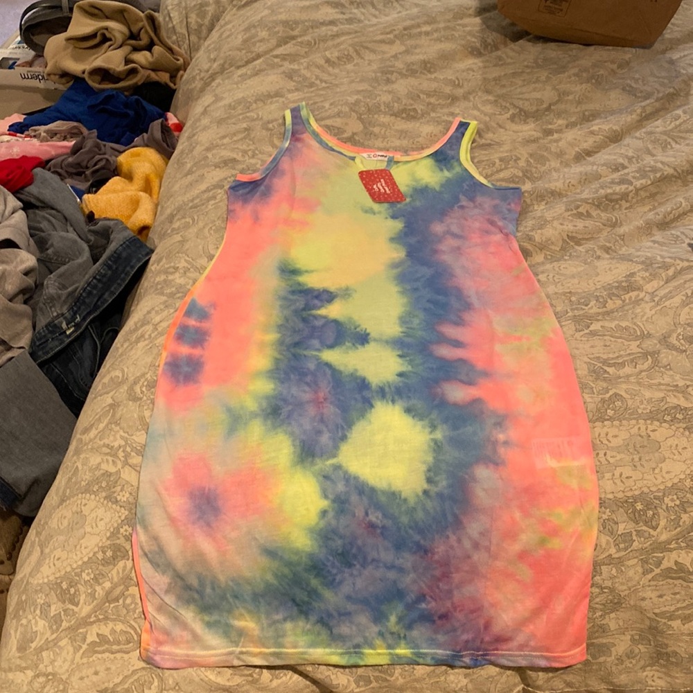 Tie-dye cover up